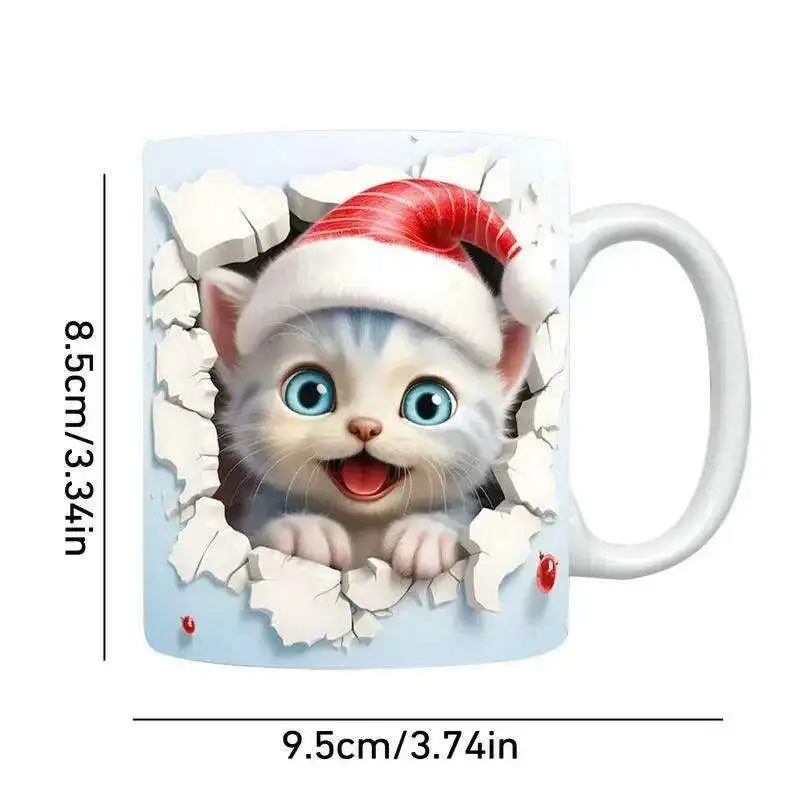 Ceramic Cat Drinkware Set