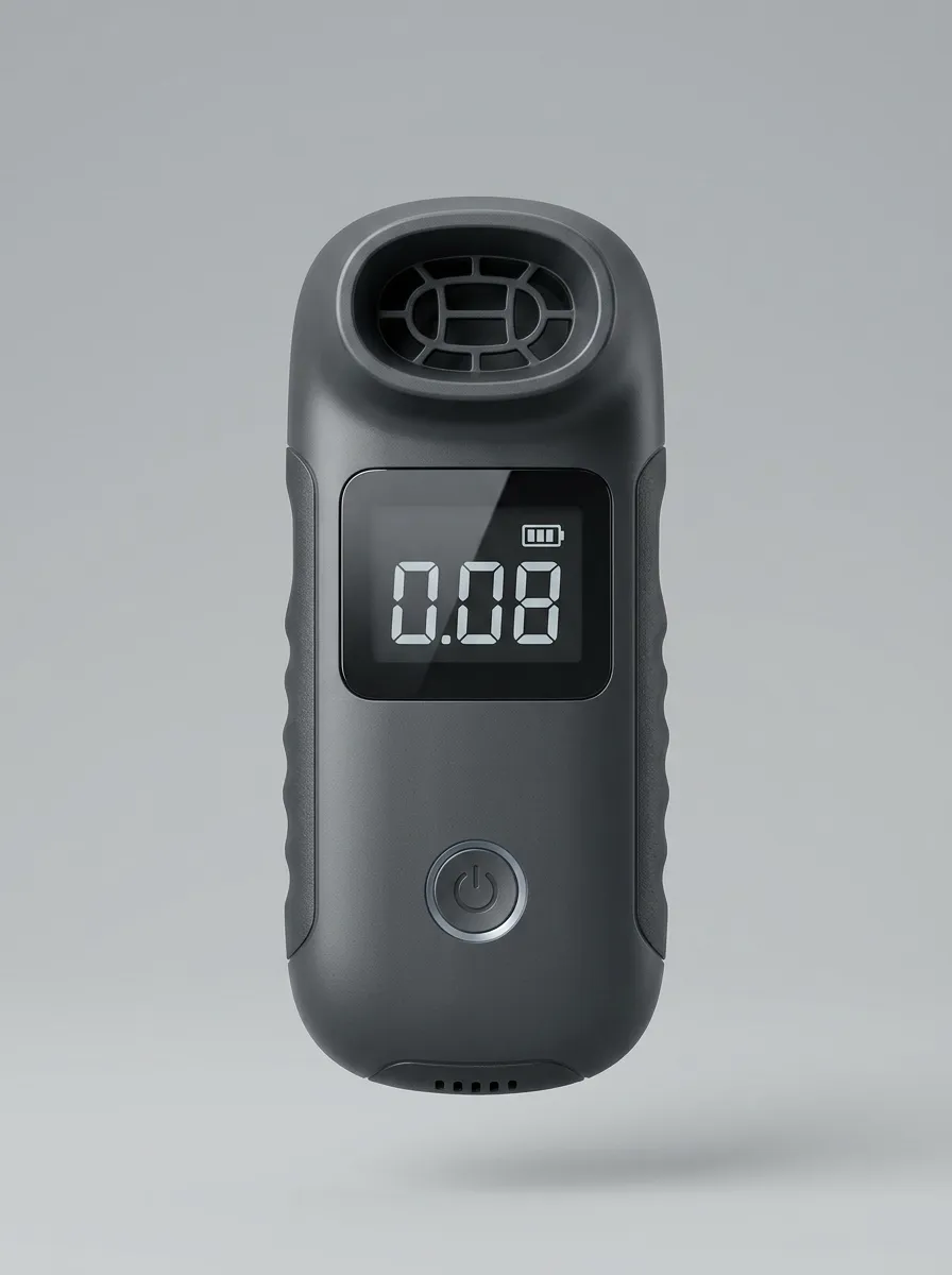 Portable Digital Breath Alcohol Tester Travel Screening Device