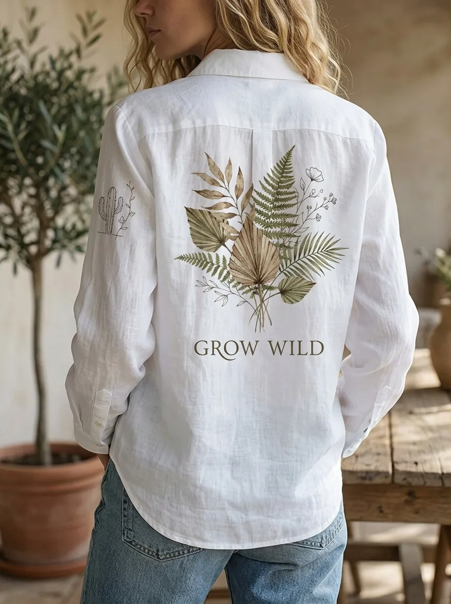 Nature Lover Grow Casual Shirt Casual