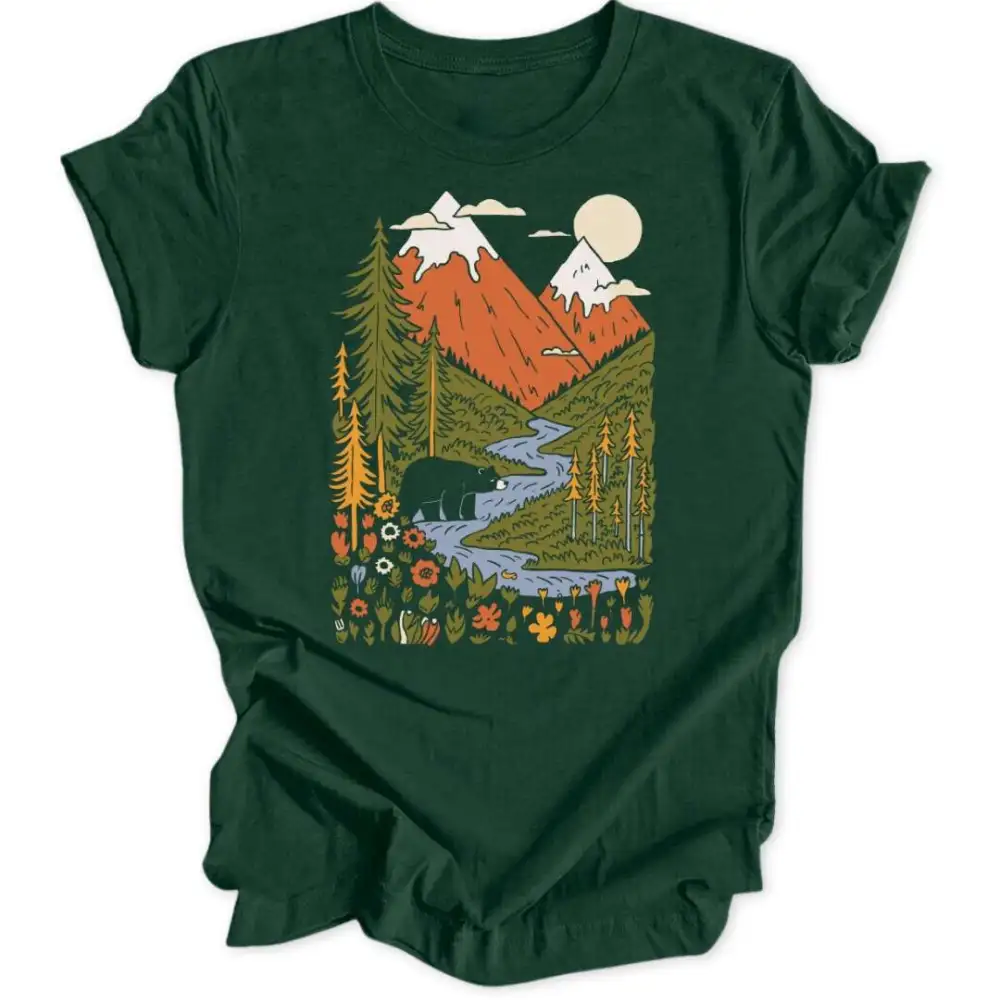 Wilderness Doodle Women's T-Shirt