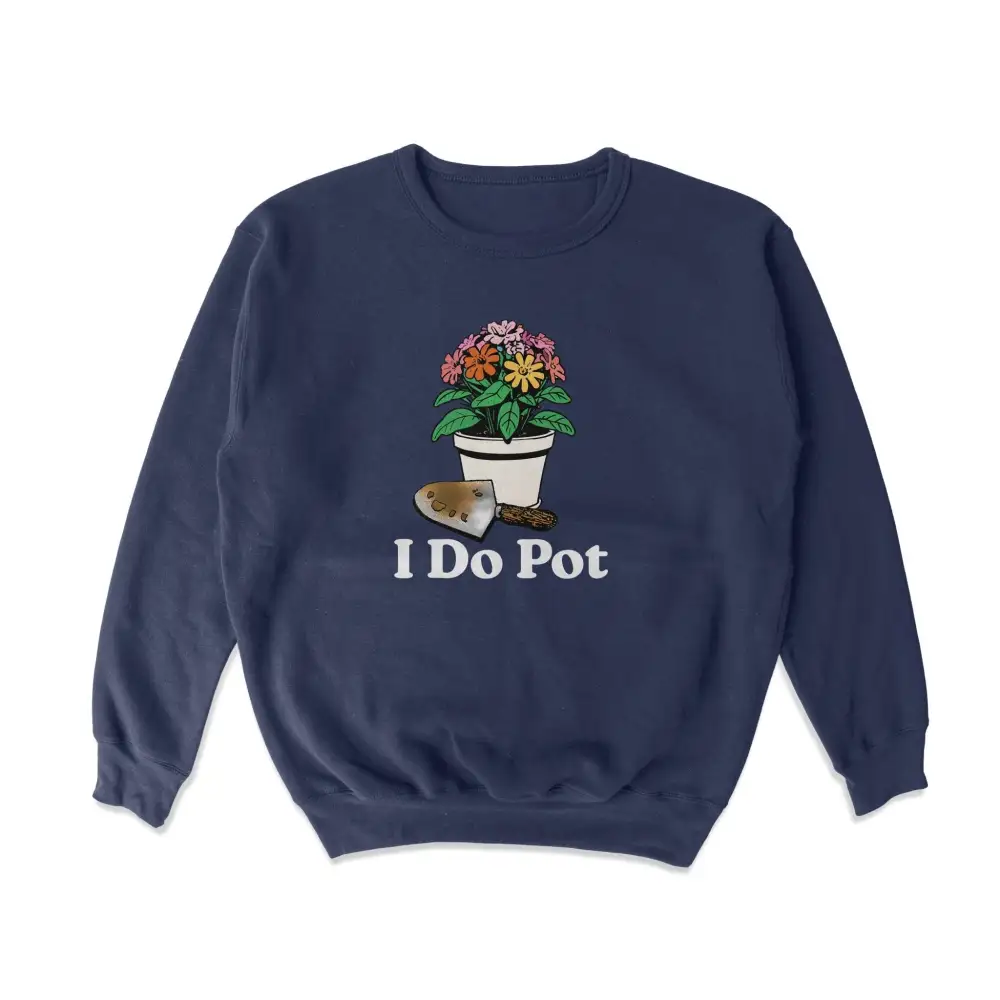 Funny Plant Print Casual Sweatshirt
