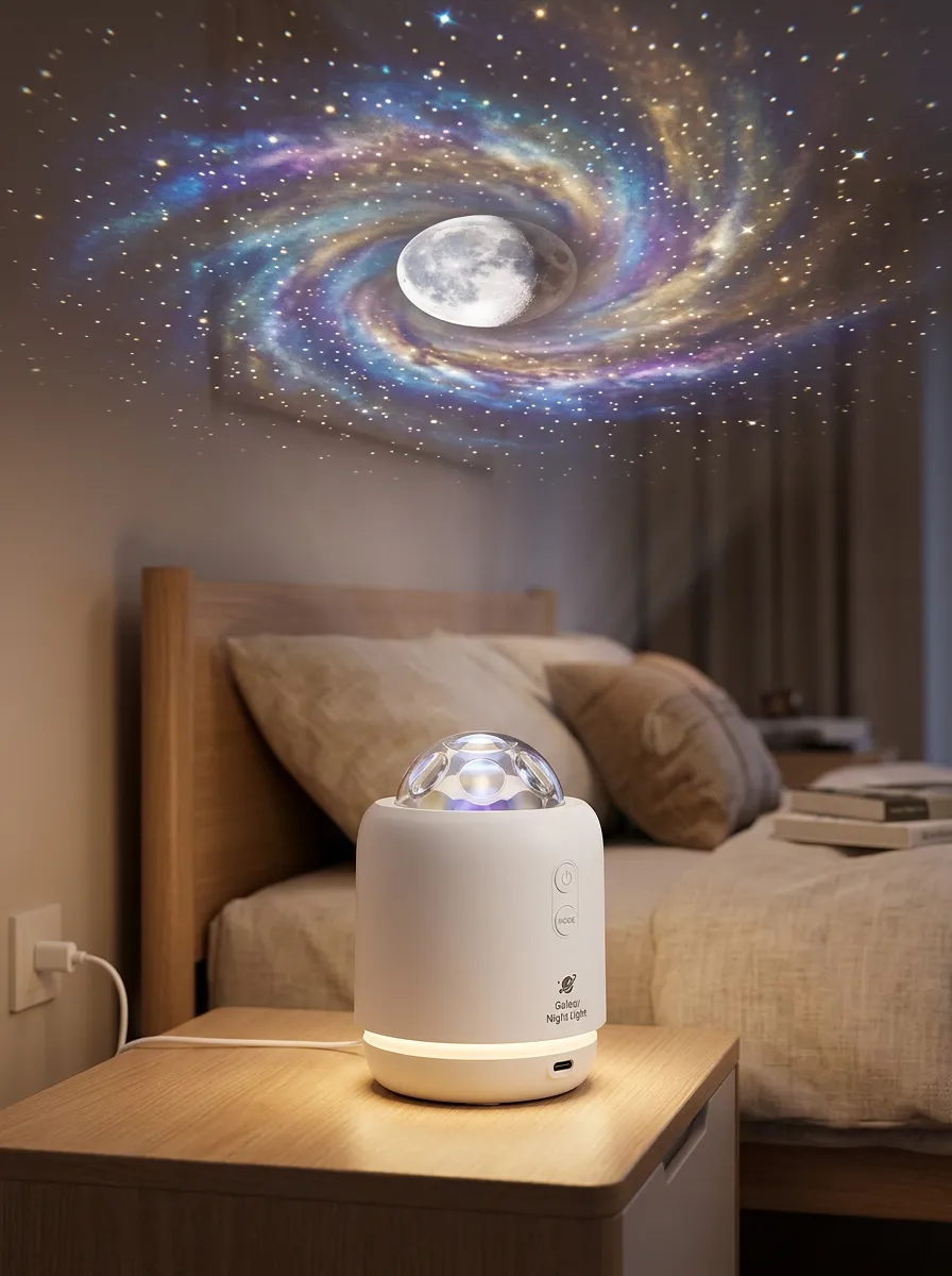 Galaxy Moon Projector LED Night Light