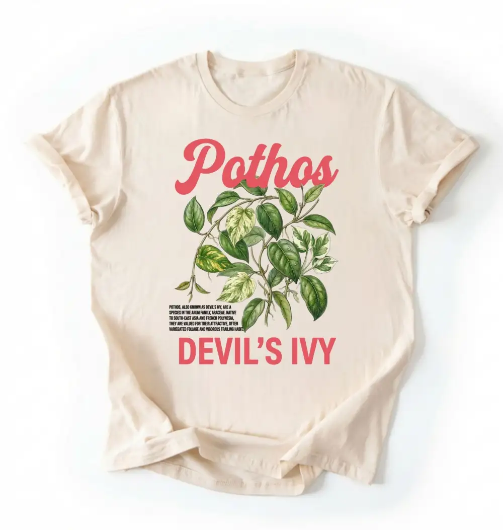 Pothos Ivy Graphic Cotton Tee