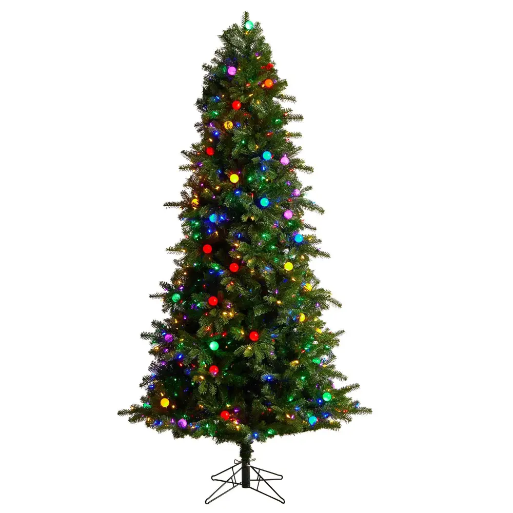 Montana Mountain Fir Artificial Christmas Tree Decor Display