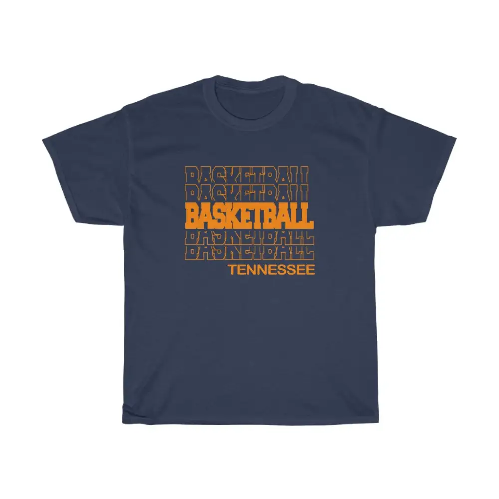 Basketball Tennessee in Modern Stacked Lettering