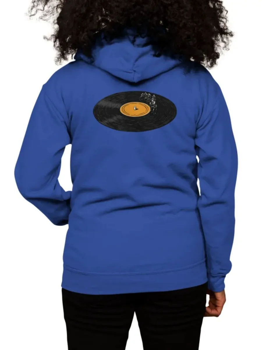 Minimalist Vinyl Graphic Hoodie