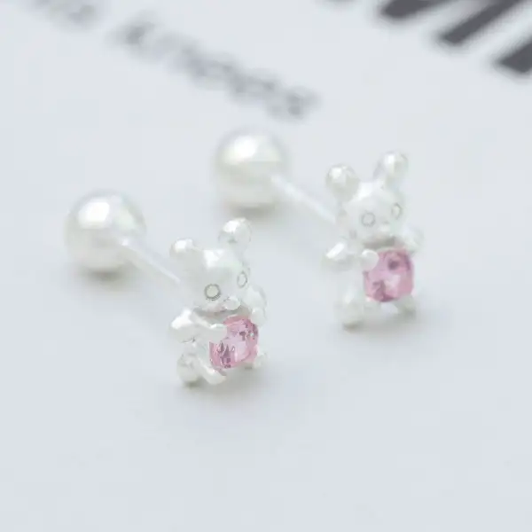 Women's Bear Stud Earrings