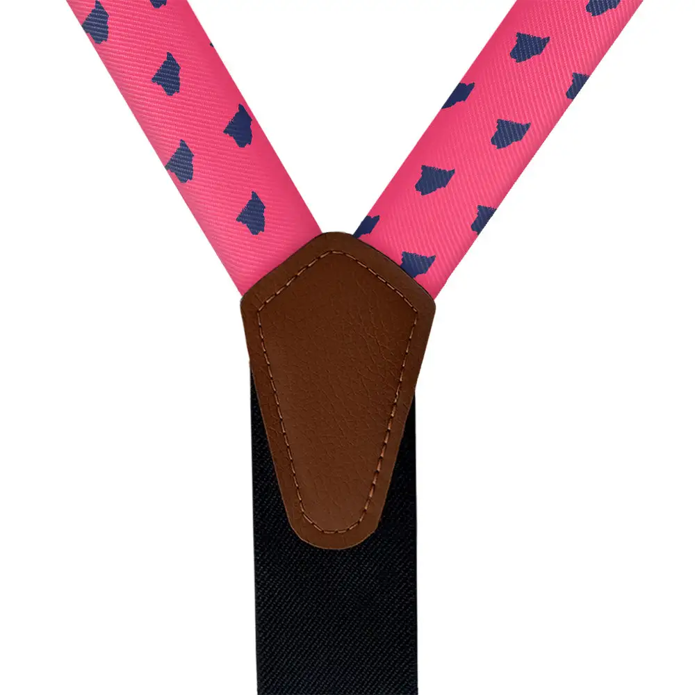 Crisp Outline Motif Suspenders