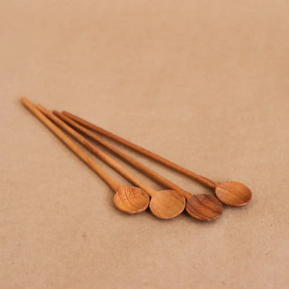 Teak Handled Serving Spoon