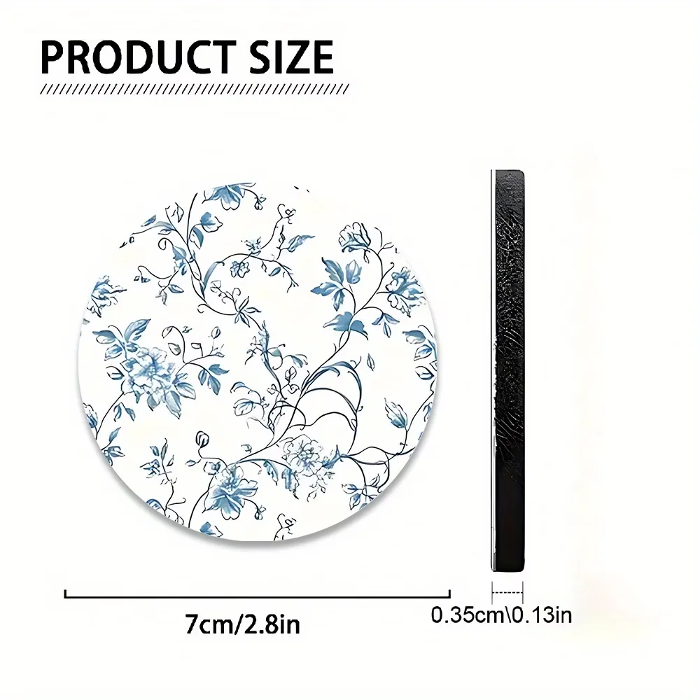 Floral Car Cup Coasters