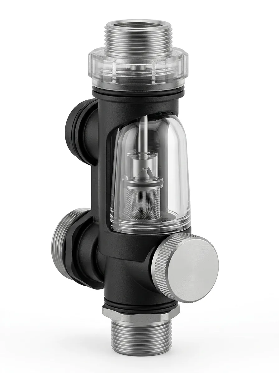 Magnetic Water Heater Flush Filter Valve
