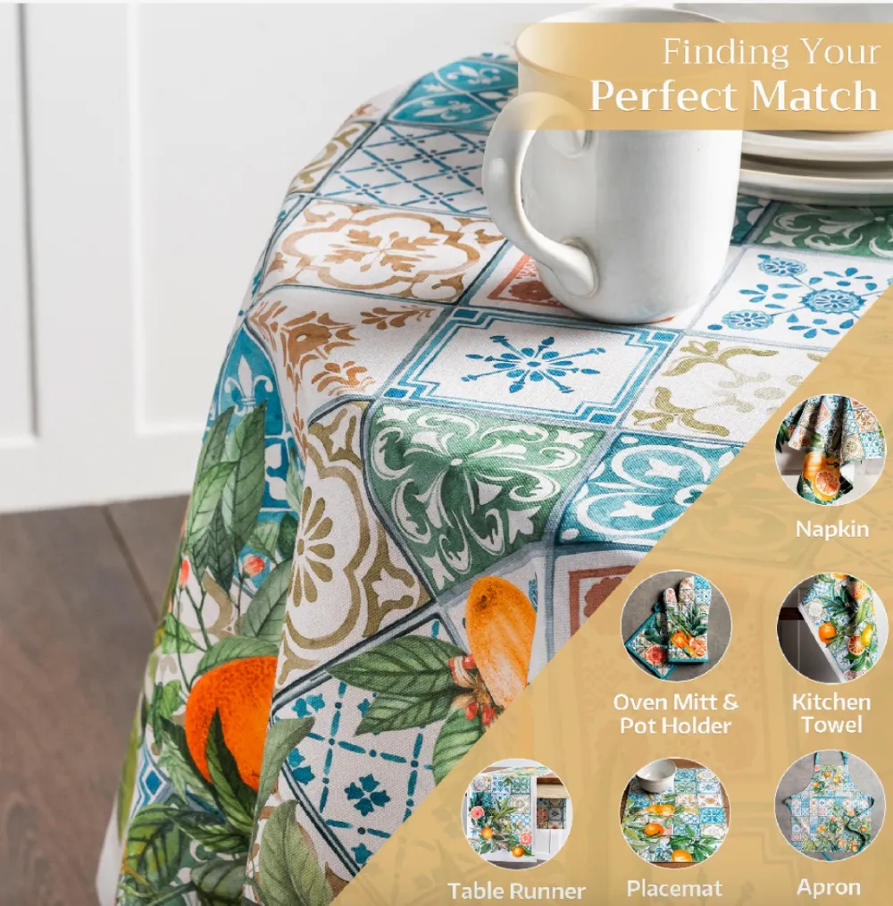 Agrume Cotton Tablecloth