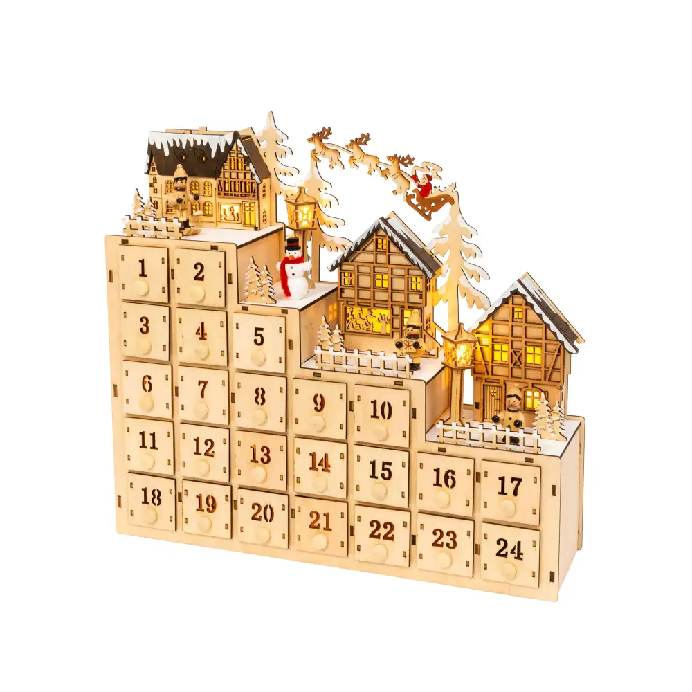 Illuminated Village Advent Calendar