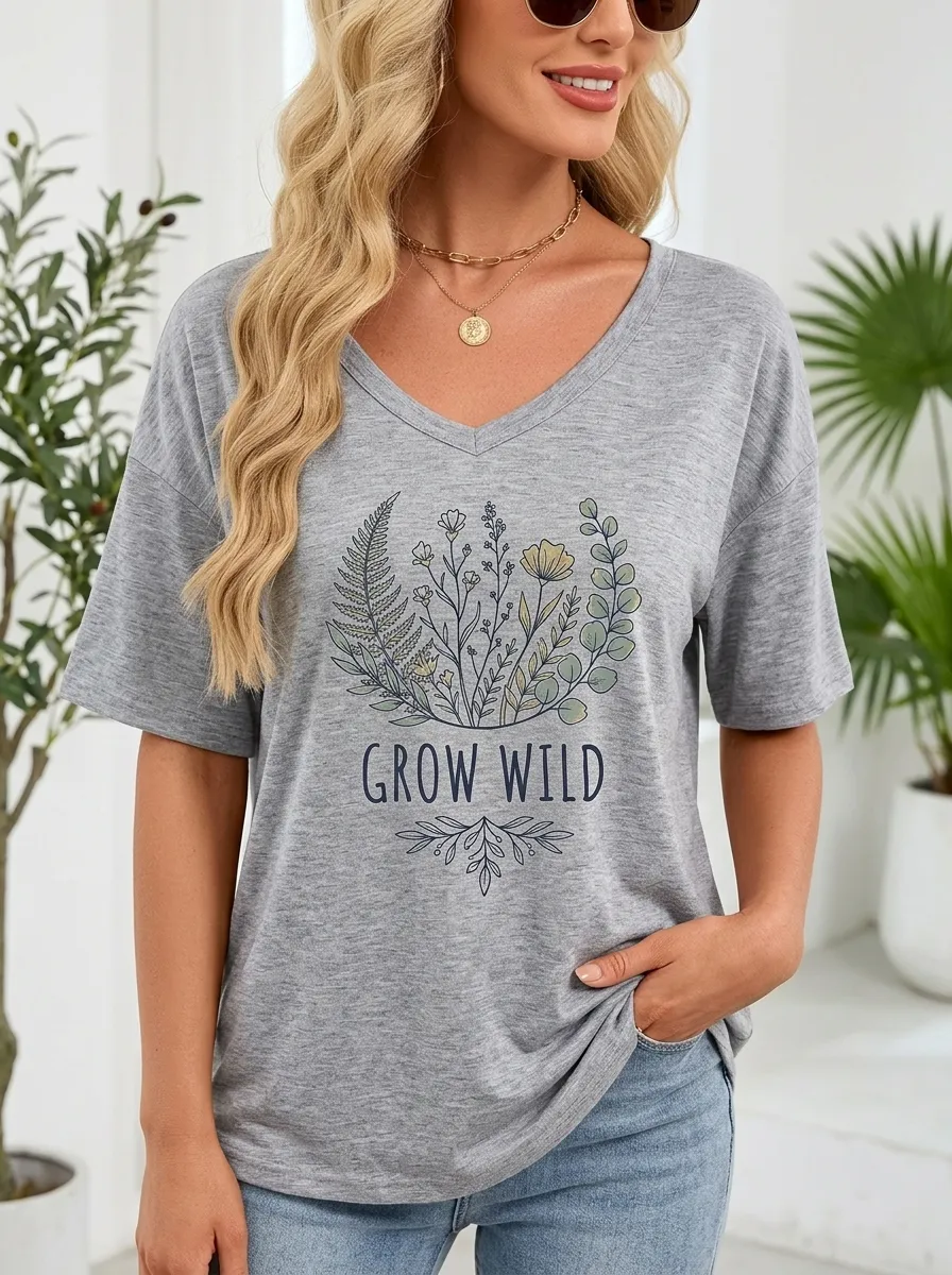 Nature Lover Grow T-Shirt Minimal