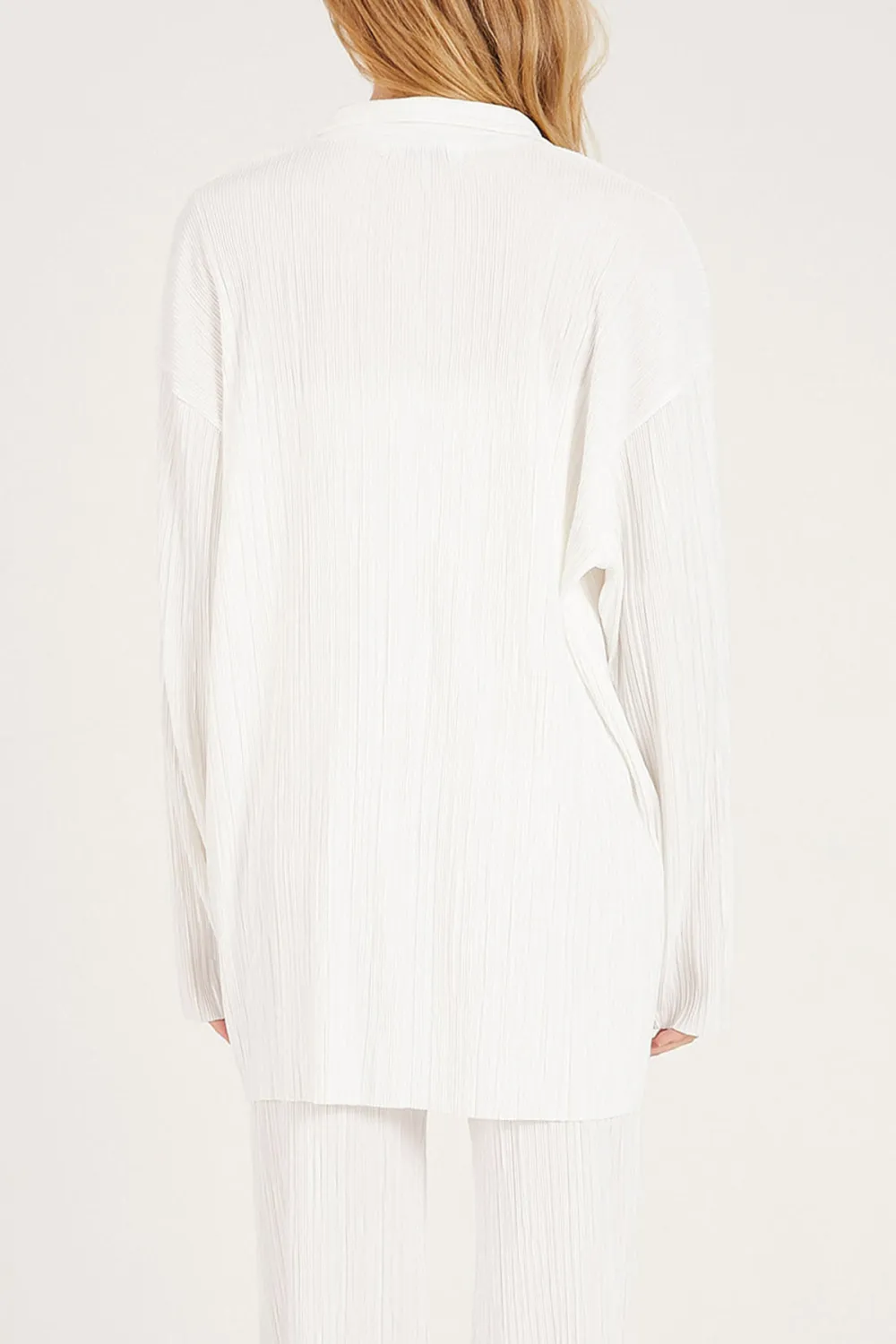 Oversized Plisse Shirt
