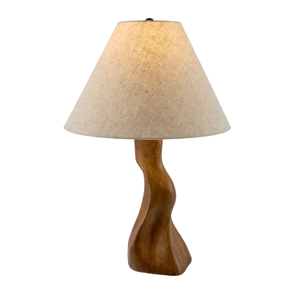 Organic-Shaped Base Table Lamp