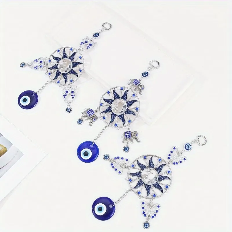 Evil Eye Sun Hanging Charm