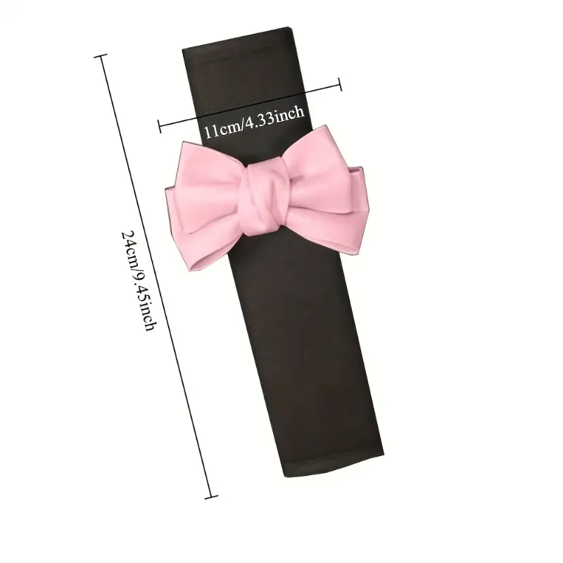 Bow Car Seat Belt Pads