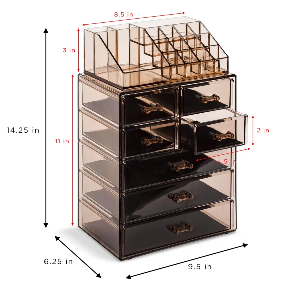 Transparent PC Makeup Organizer