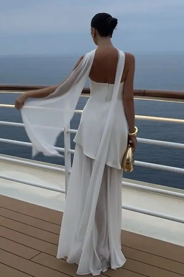 Refined Tiered Cotton Maxi Dress