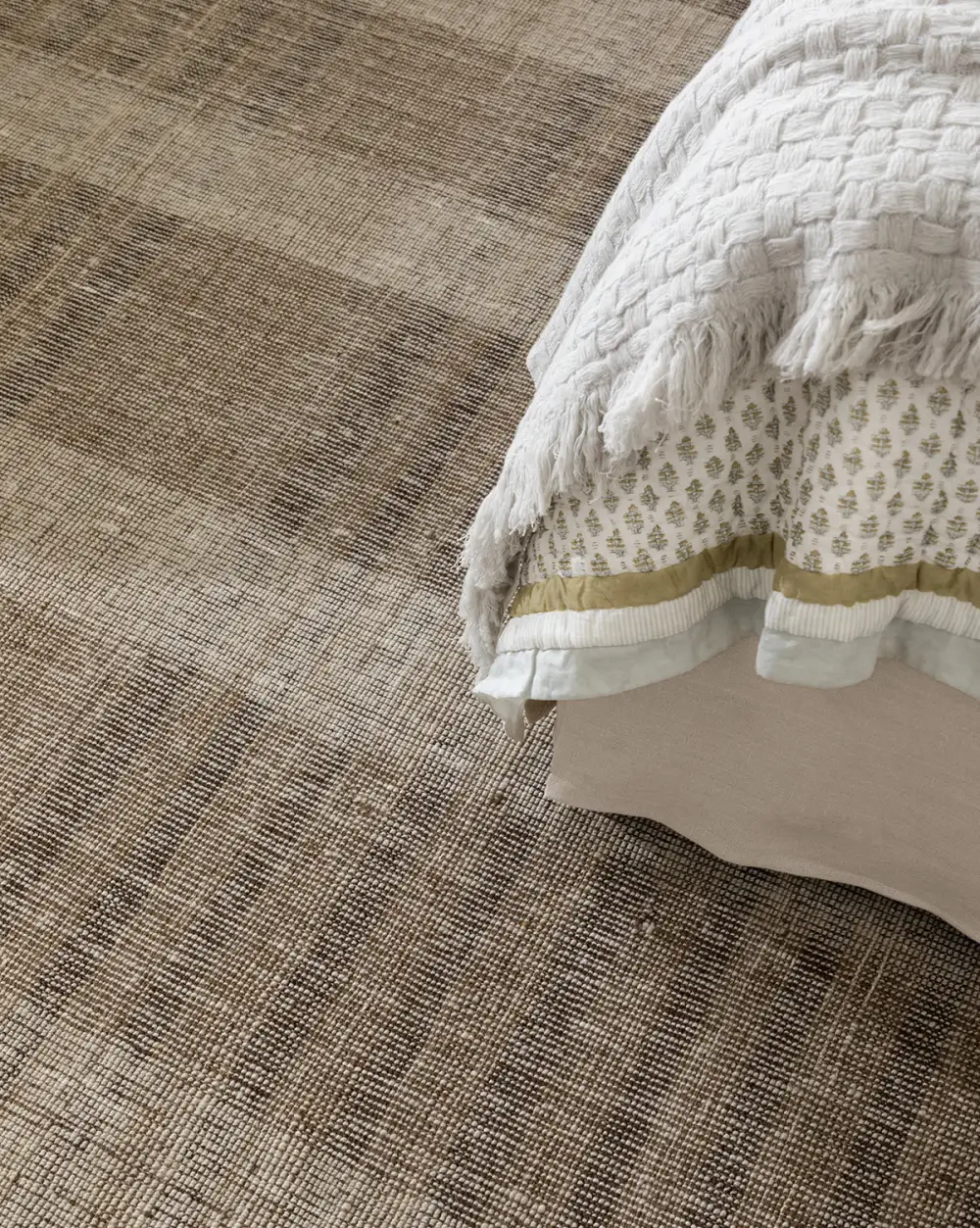 Striped Handwoven Wool Area Rug