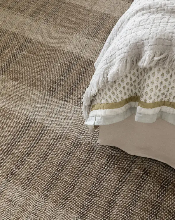 Striped Handwoven Wool Area Rug