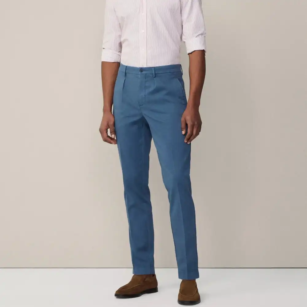 Classic-Fit Twill Trousers