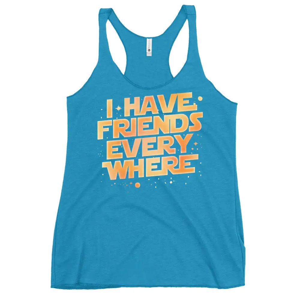 Friends Print Racerback Tank