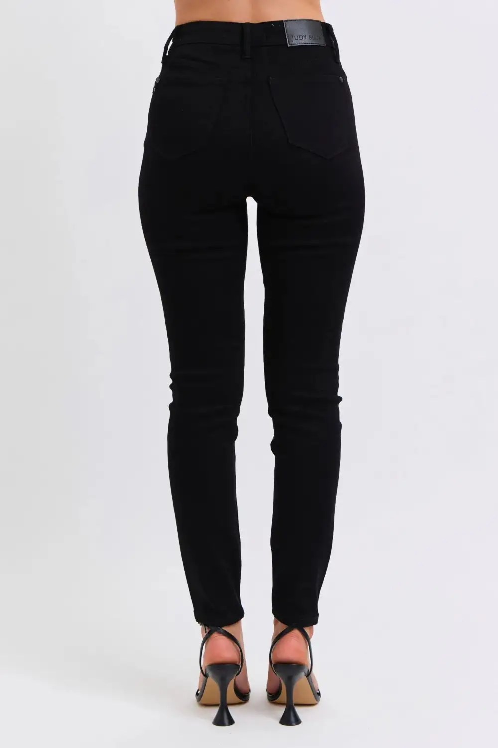 Faux Leather High Rise Skinny Fit Pocketed Pants