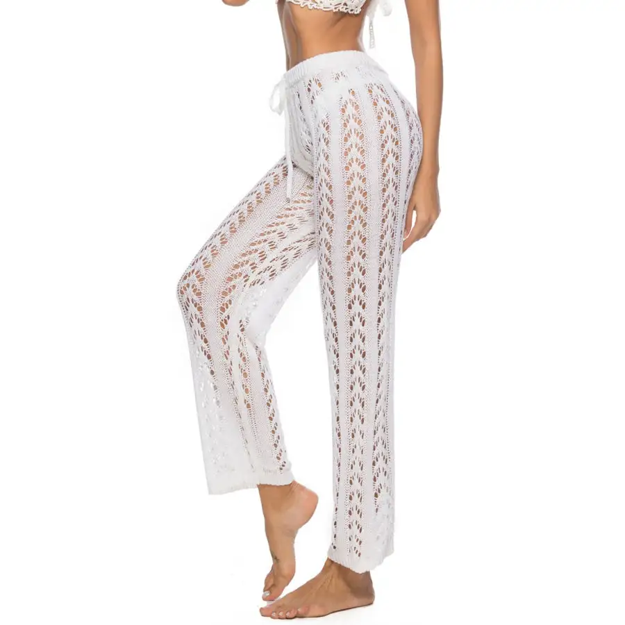 Women's High-Waist Cutout Drawstring Swimsuit
