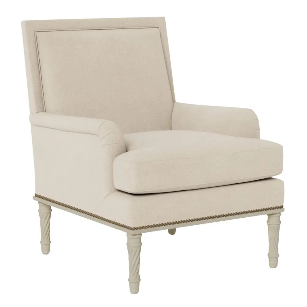 Modern Sculpted Classic Accent Chair