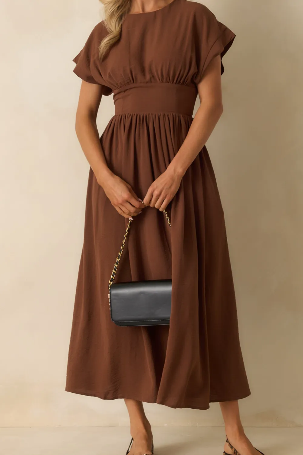 Short Sleeve Promised Maxi Dress