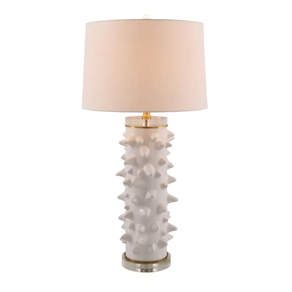 Spike Studded Ceramic Table Lamp