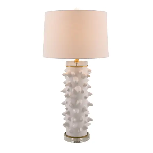 Spike Studded Ceramic Table Lamp