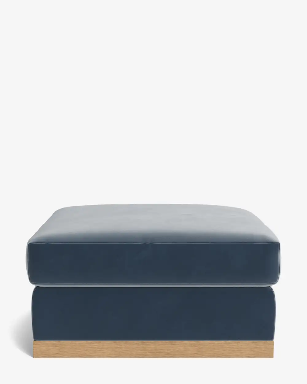 Modular Velvet Ottoman