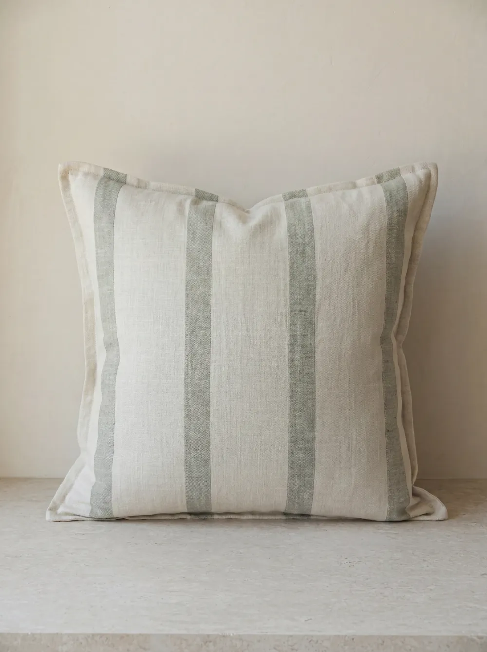 Striped Woven Cotton Decorative Cushion Cover