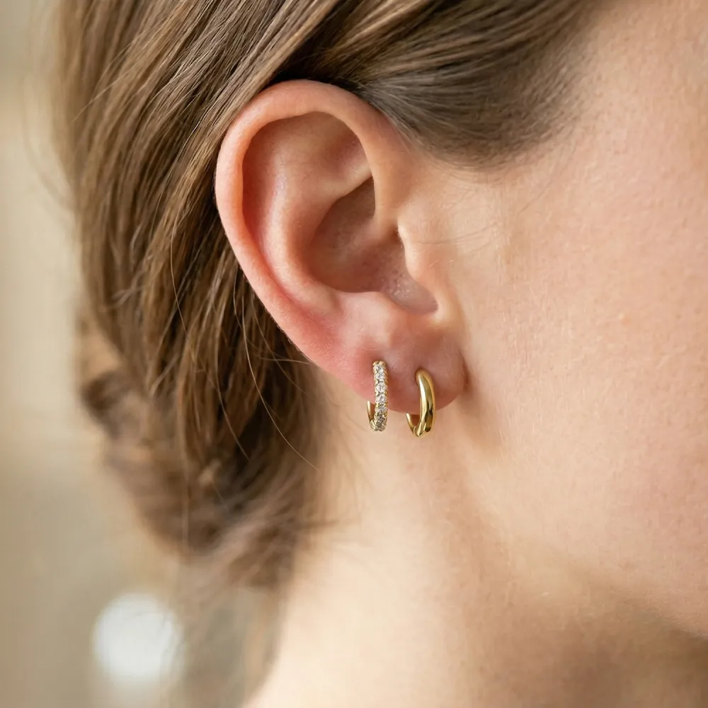 Timeless Titanium Hoop Earrings