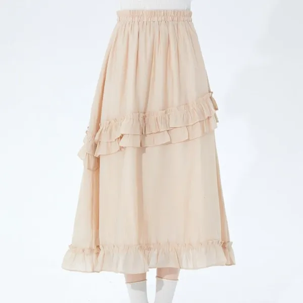 Everyday Casual Ruffle Skirt