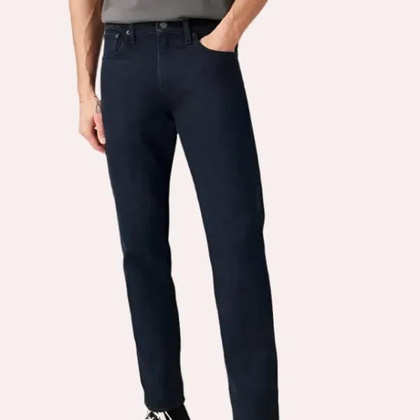 Classic Tapered Stretch Denim Jeans