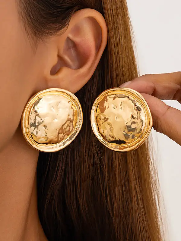 Radiant Artisan-Inspired Accent Earrings