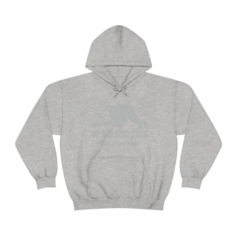 Soft Fleece Minimal Emblem Wrestling Graphic Pullover Hoodie