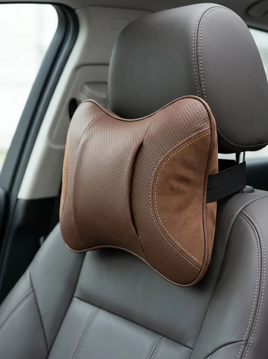 Perforated Car Neck Support Pillow
