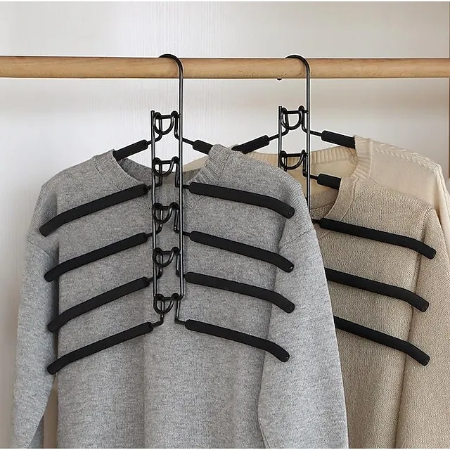 Folding Multi Layer Clothes Hanger