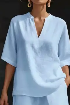 Streamlined Refined Pocketed Top and Shorts Matching Set