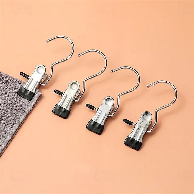 Versatile Closet Hanging Storage Clips