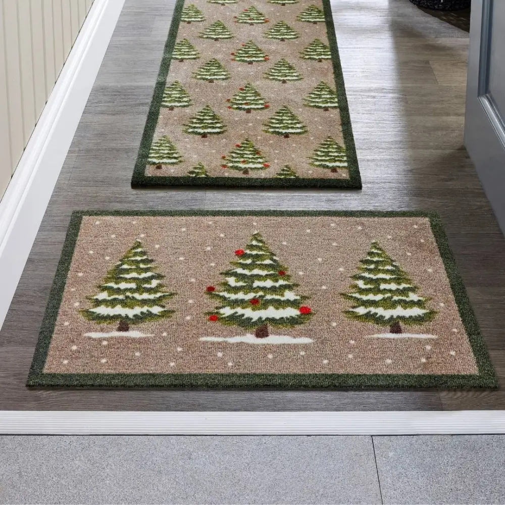 Decorated Tree Door Mat