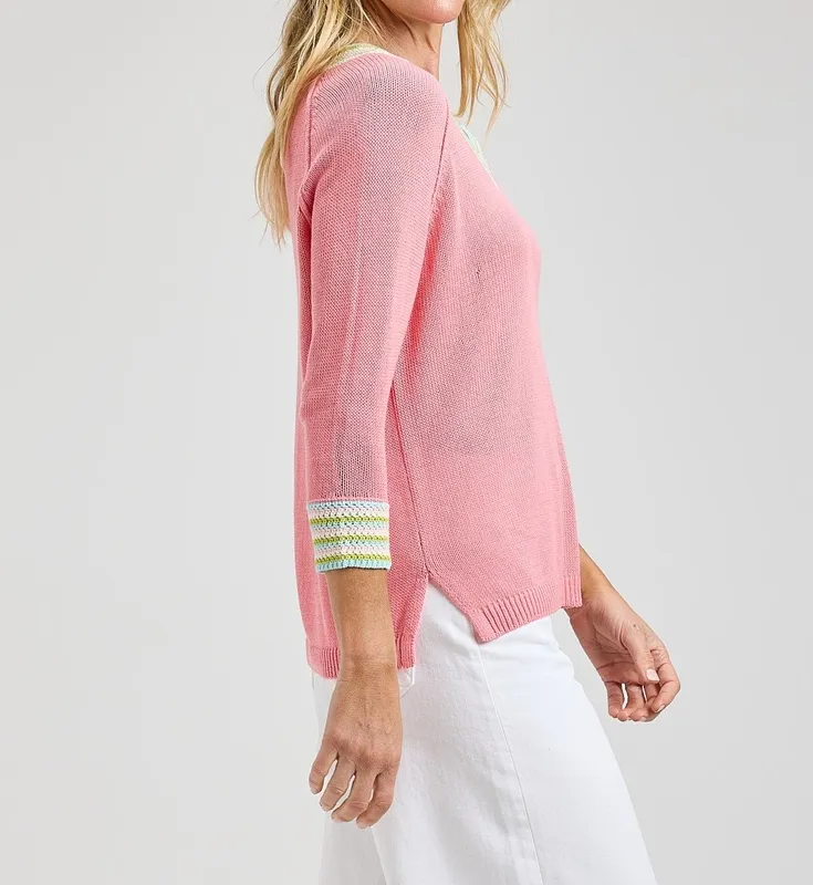 Cotton V-Neck Top