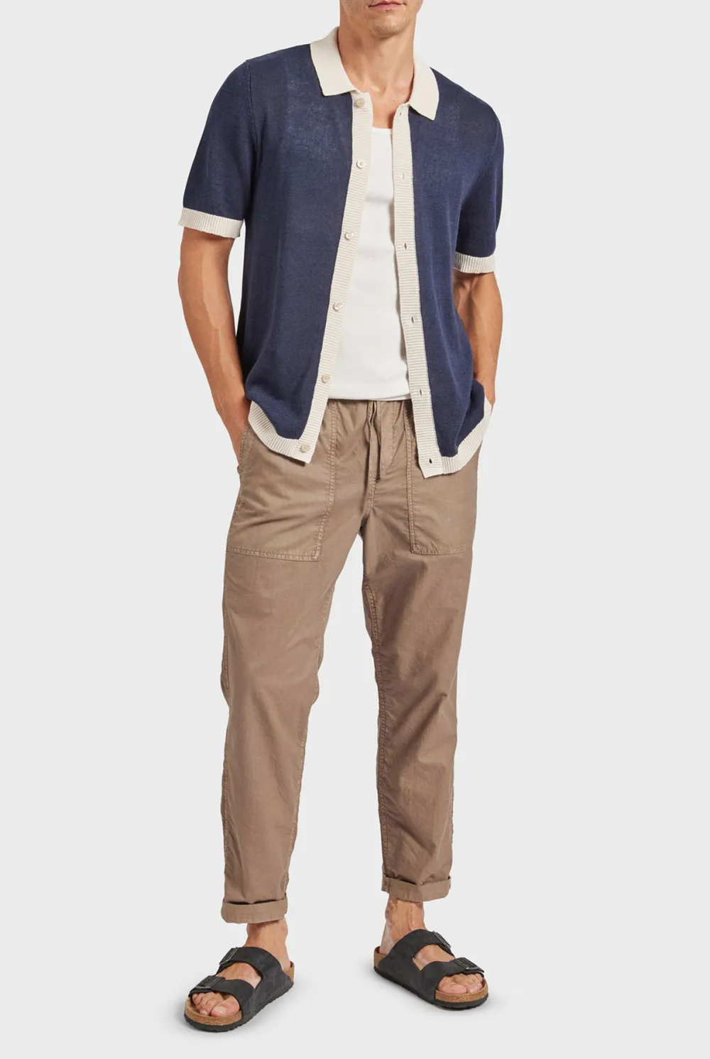 Short Sleeve Cuban Collar Shirt