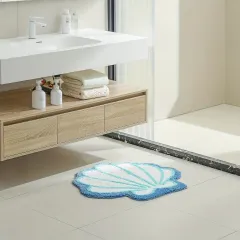 Cute Seashell Bath Mat