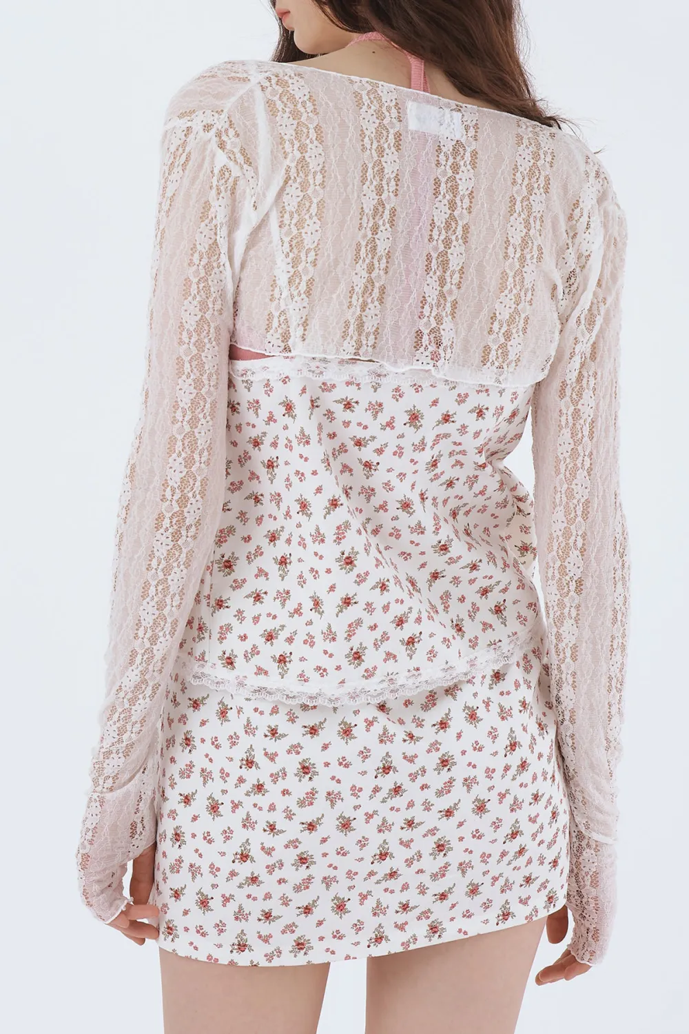 Lace Cropped Shrug Cardi
